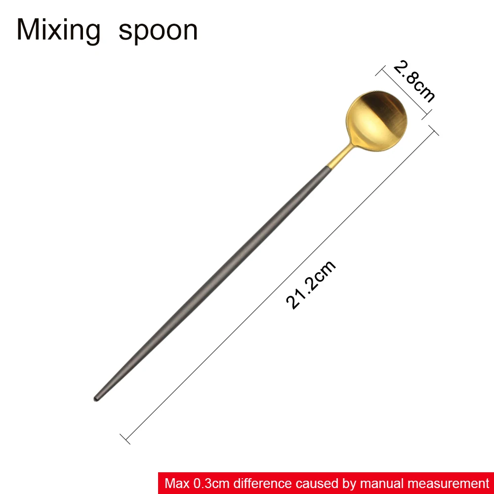 Корейская ложка из нержавеющей стали с длинной ручкой набор ложек для льда