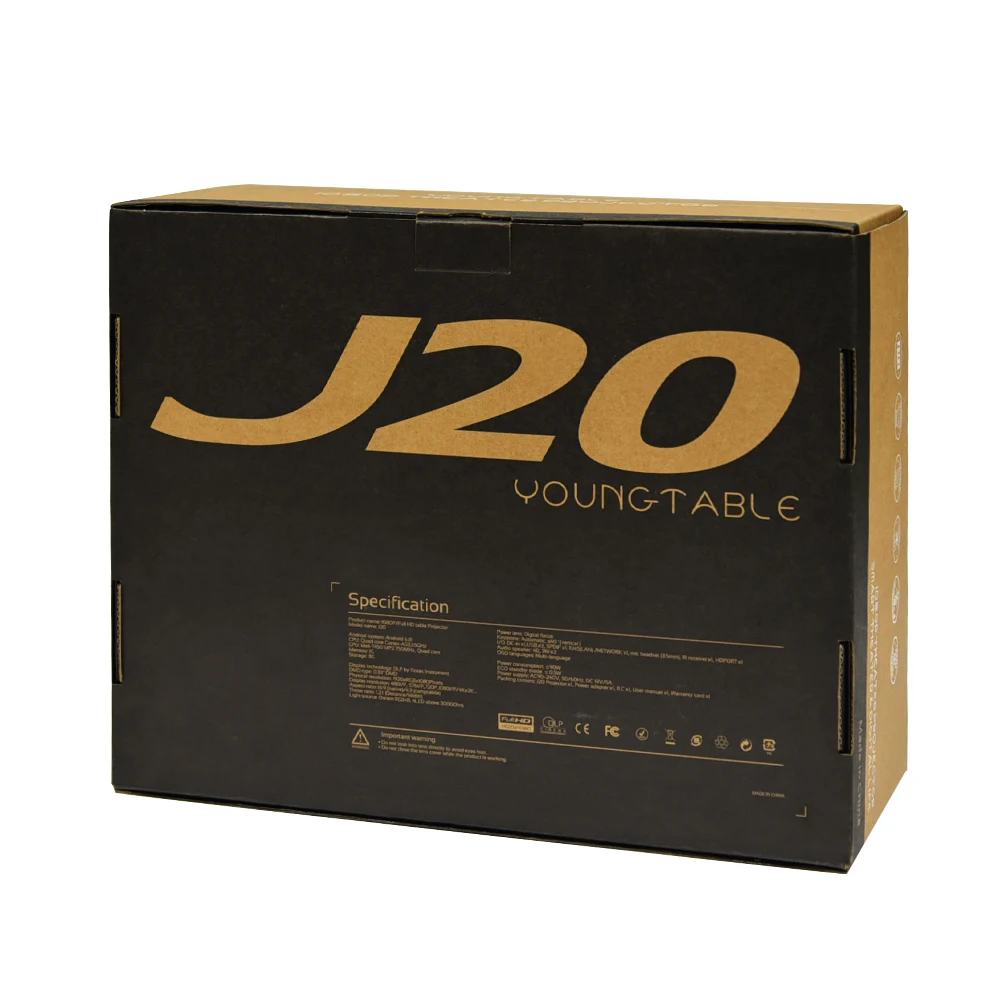 Everycom J20 dlp проектор Full HD 1080p 700 ANSI люмен Android 4K x 2K портативная видеоигра образование бизнес домашний кинотеатр