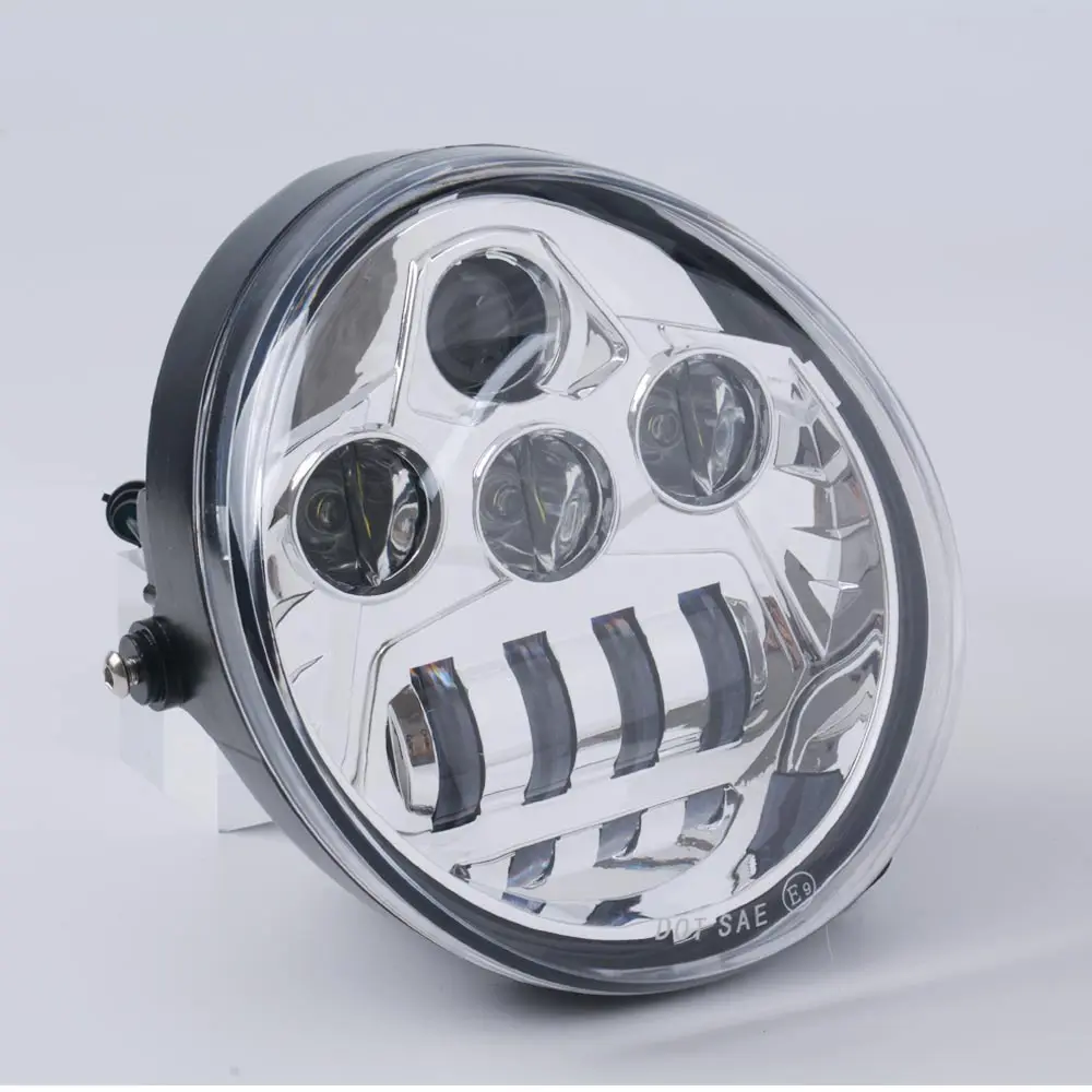 E9 DOT VRSC/V ROD светодиодные фары с дневным ходовым светом vrod овальные для V Rod VRSCF VRSC VRSCR