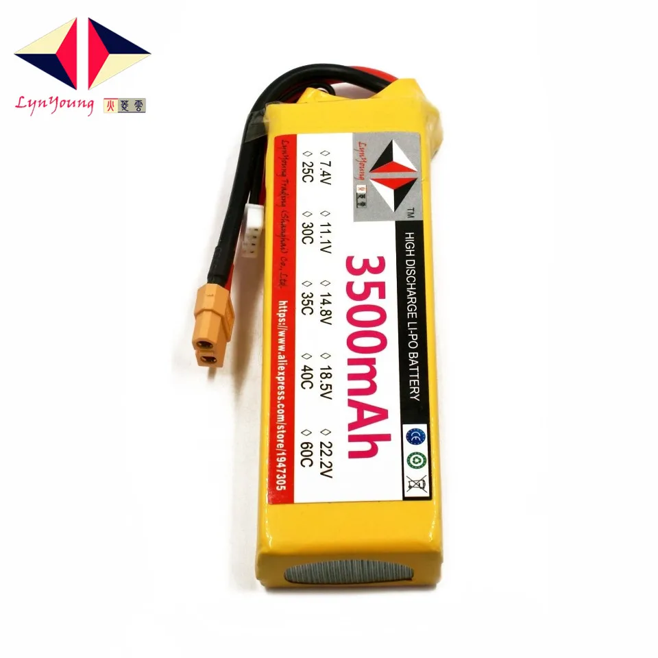 HX Lipo батарея 3S 11 1 V 3500mah 40C для радиоуправляемого дрона квадрокоптера вертолета