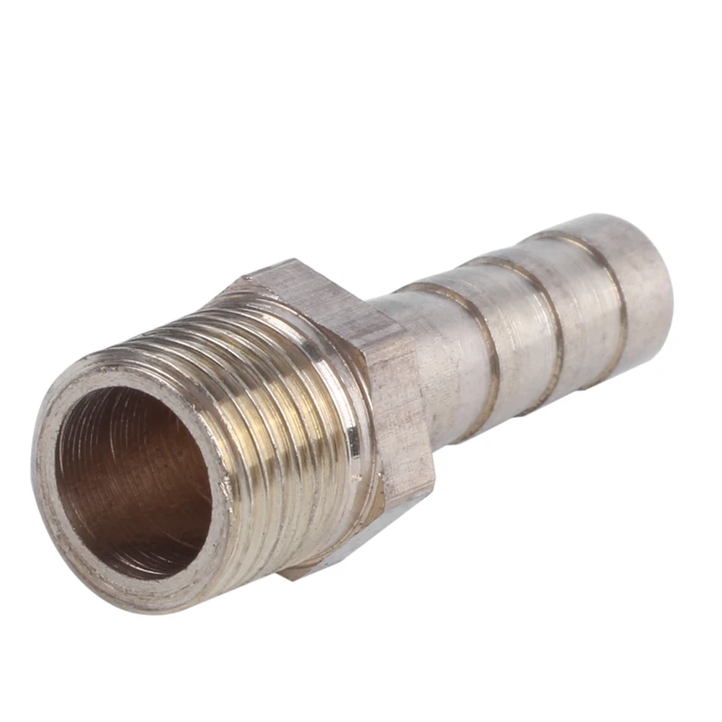 4x Gold 1/8BSP Male Thread Brass Hose Barb Coupler Fitting Connector | Обустройство дома