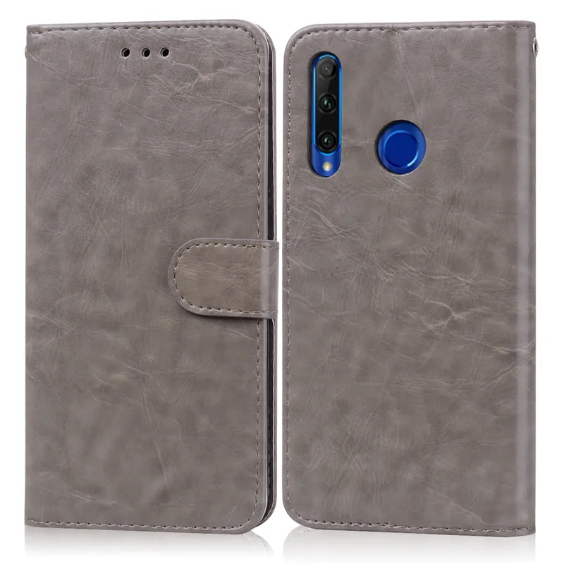 Gray Кожаный чехол-книжка для huawei Honor 10i, чехол для Honor 10i, чехол для телефона huawei Honor 10i 10 i Honor10i HRY-LX1T, чехол - Цвет: Gray