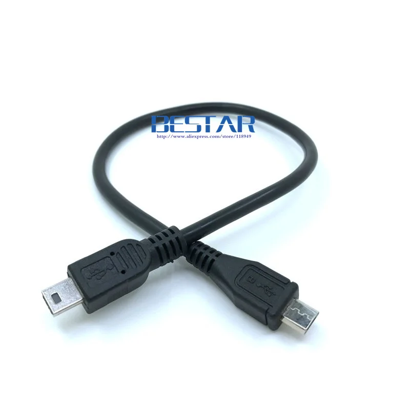 30 см мини-usb 2 0 5-контактный к микро USB micro-usb разъем адаптер зарядный кабель 1 фут для