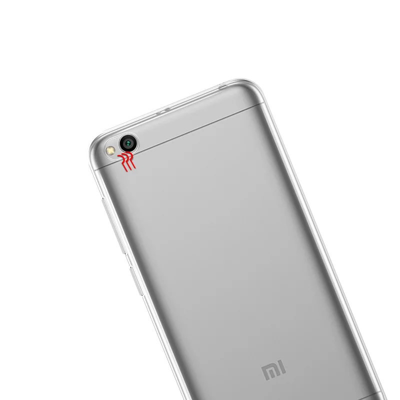Чехол для Redmi 5A прозрачный мягкий силиконовый чехол из ТПУ Для Xiaomi Redmi5A