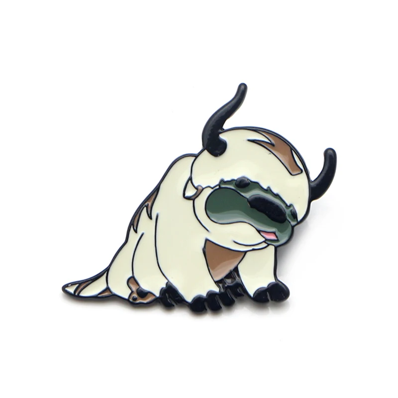P3597 Dongmanli Avatar 2 последний Airbender Resource Appa металлические эмалированные булавки и броши для женщин нагрудные значки подарки