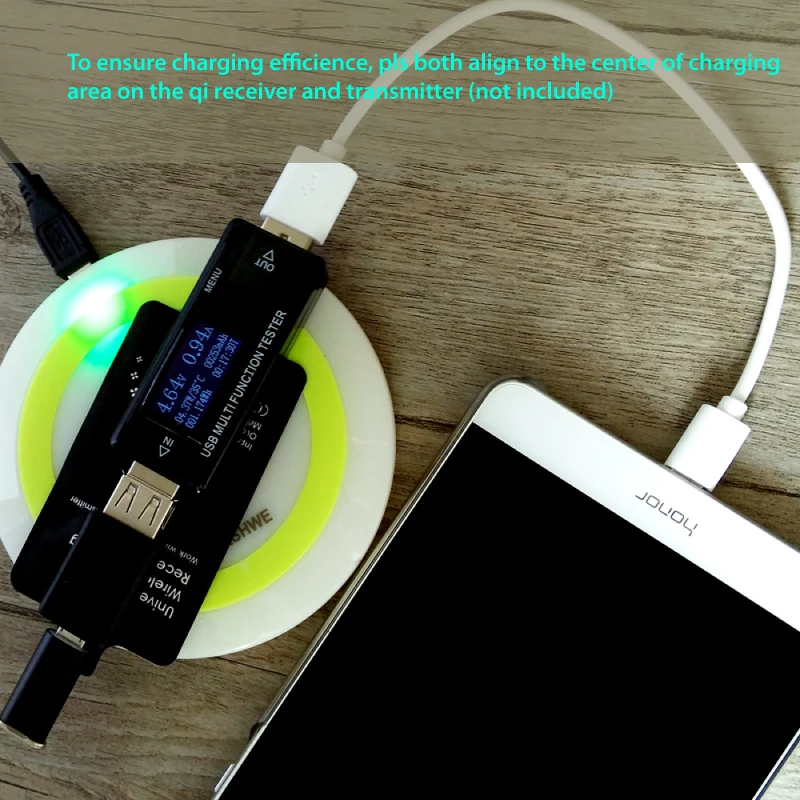 android qi receiver wireless charger adapter ti solution fast charging for huawei p9 all micro usb type c phones free global shipping