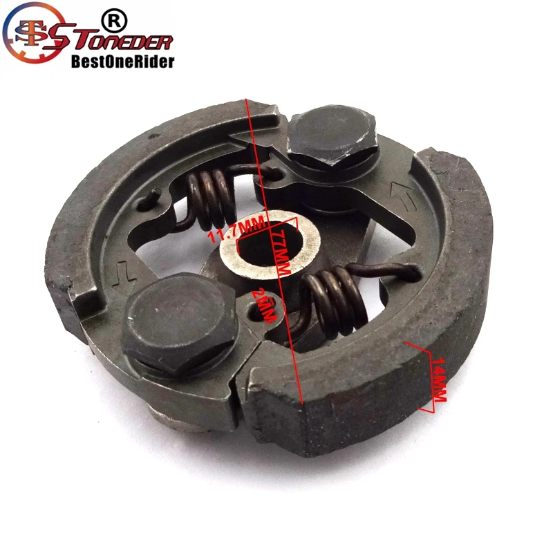 STONEDER Racing Heavy Duty Minimoto накладка сцепления для 43cc 47cc 49cc 2-тактный двигатель ATV Quad Crosser