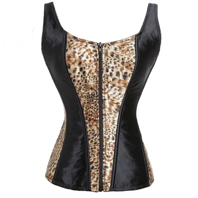 Пурпурный и черный корсет на молнии готический соблазнительные корсеты бюстье