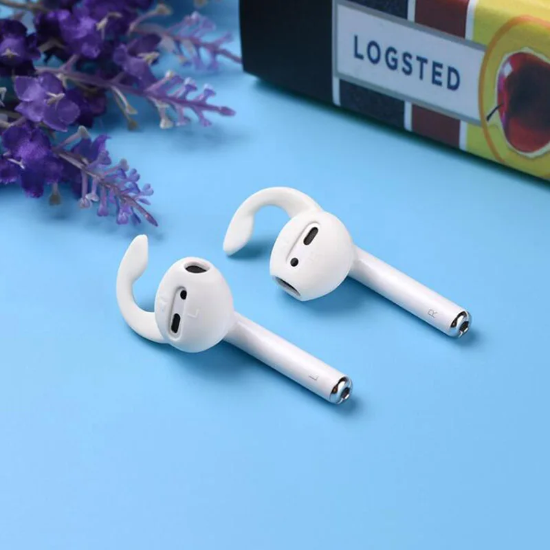 Защитный силиконовый чехол для Apple airpods с защитой от потери Iphone X 8 7 6 Plus 5 5S SE Earpods