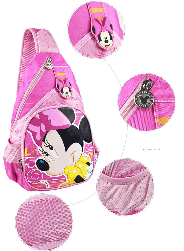 Disney Kid Hobos Микки Минни начальной школы сумки на плечо для мальчиков и девочек с
