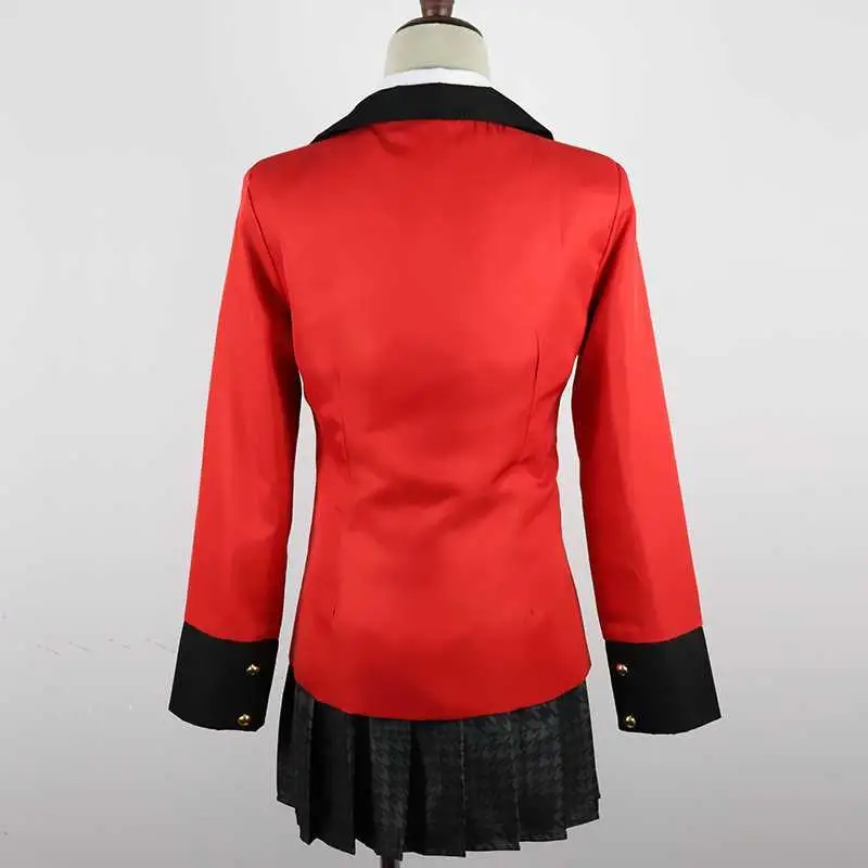 Костюм для косплея аниме Kakegurui костюм джабами юмеко девочек японская школьная