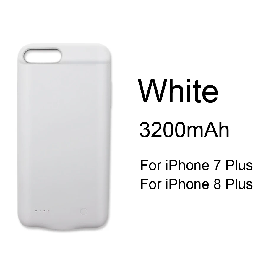 7P 8P Чехол для аккумулятора WST для iPhone 6, 6s, 7, 8 Plus, чехол для зарядного устройства, внешний аккумулятор, чехол для зарядки s, зарядное устройство, Ультратонкий Внешний чехол - Цвет: 7P 8P