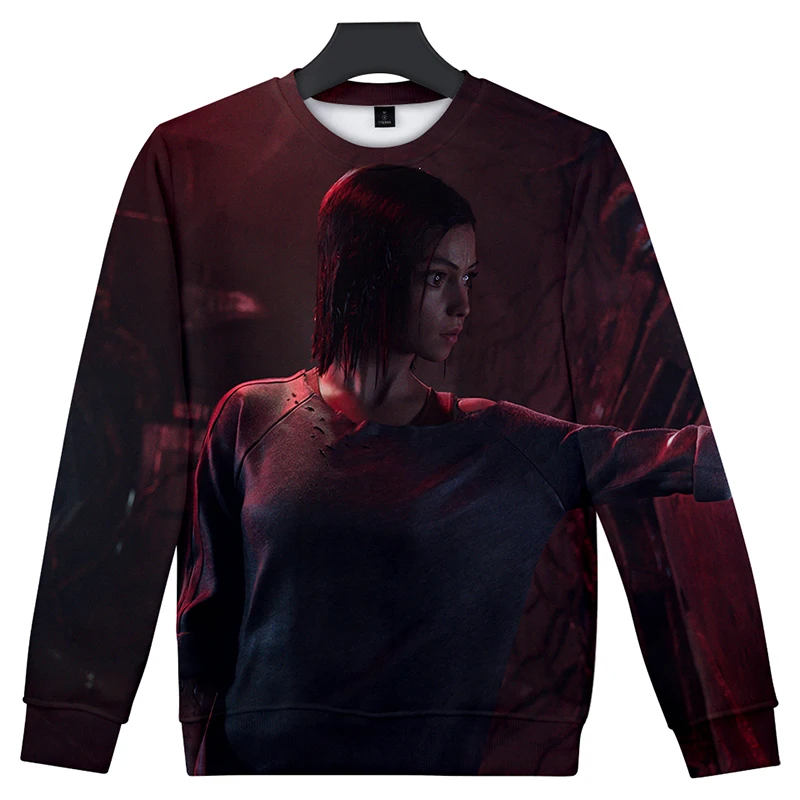 Alita Battle Angel 3d Hoodies Pullover Fashion Men Women Capless Sweatshirt Casual Long Sleeve Round Neck 3D Hoodie Clothes Tops | Мужская
