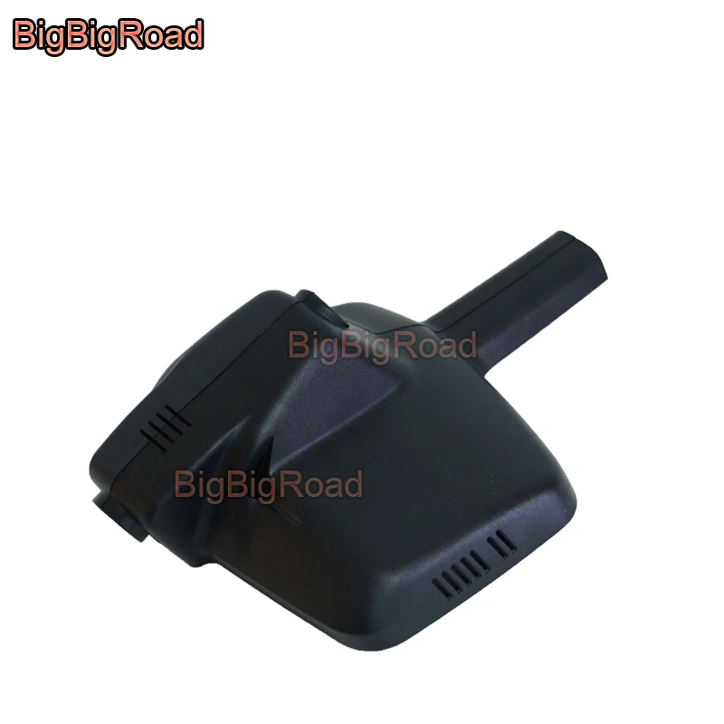 Автомобильный видеорегистратор BigBigRoad с Wi Fi двумя камерами объектив FHD 1080P для Peugeot