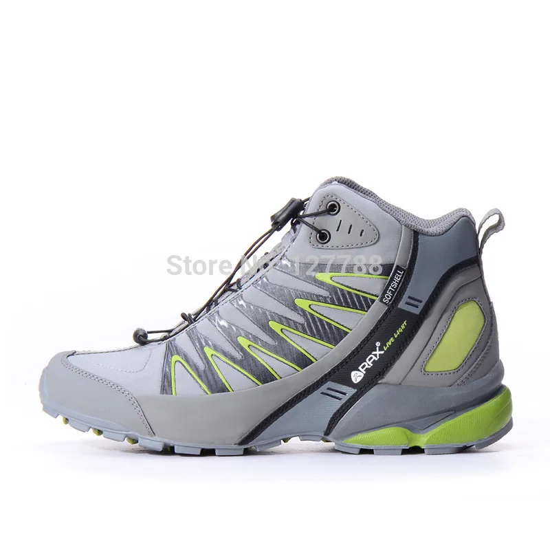 Rax Mens Professional Hiking Shoes Breathable Leather Trekking Outdoor Boots Camping Climbing Sneakers D0542 | Спорт и развлечения