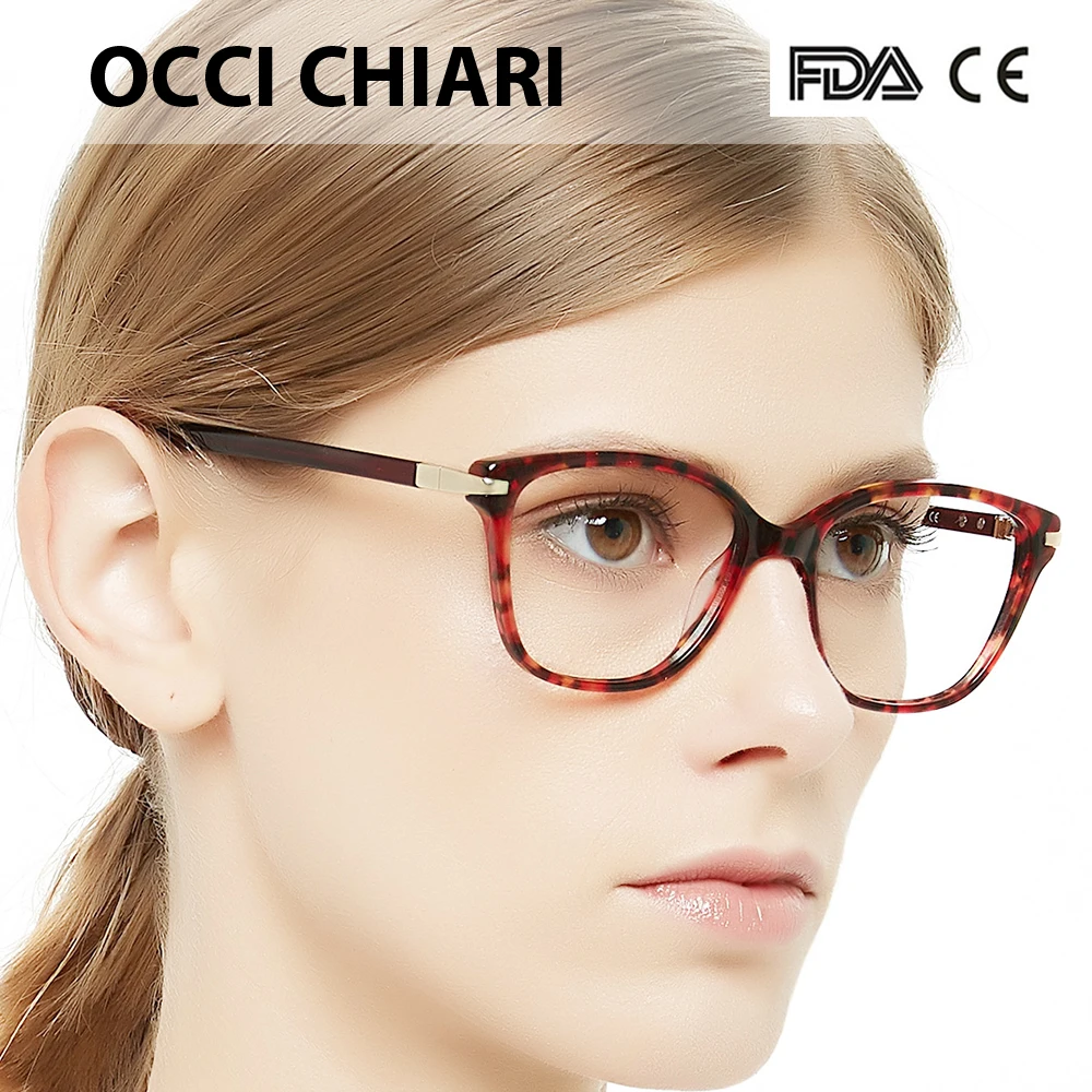 OCCI CHIARI итальянский дизайн demi ручная работа прозрачные линзы очки по рецепту