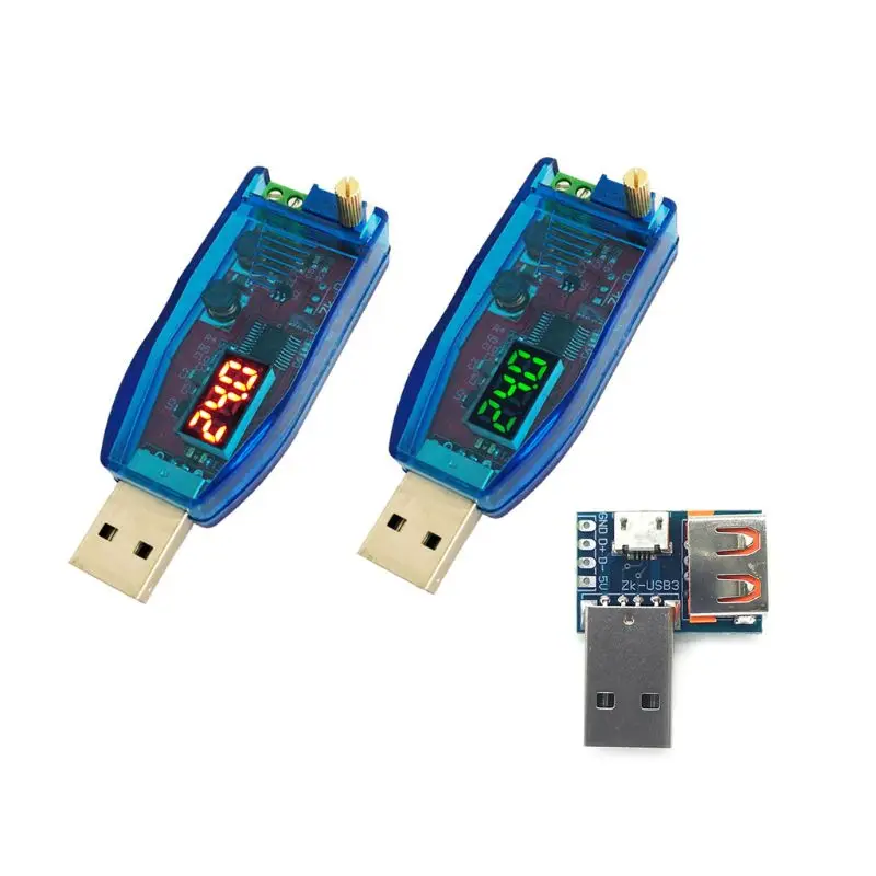 DC-DC 5В до 1в-24в USB Регулируемый Модуль напряжения модуль питания повышающий
