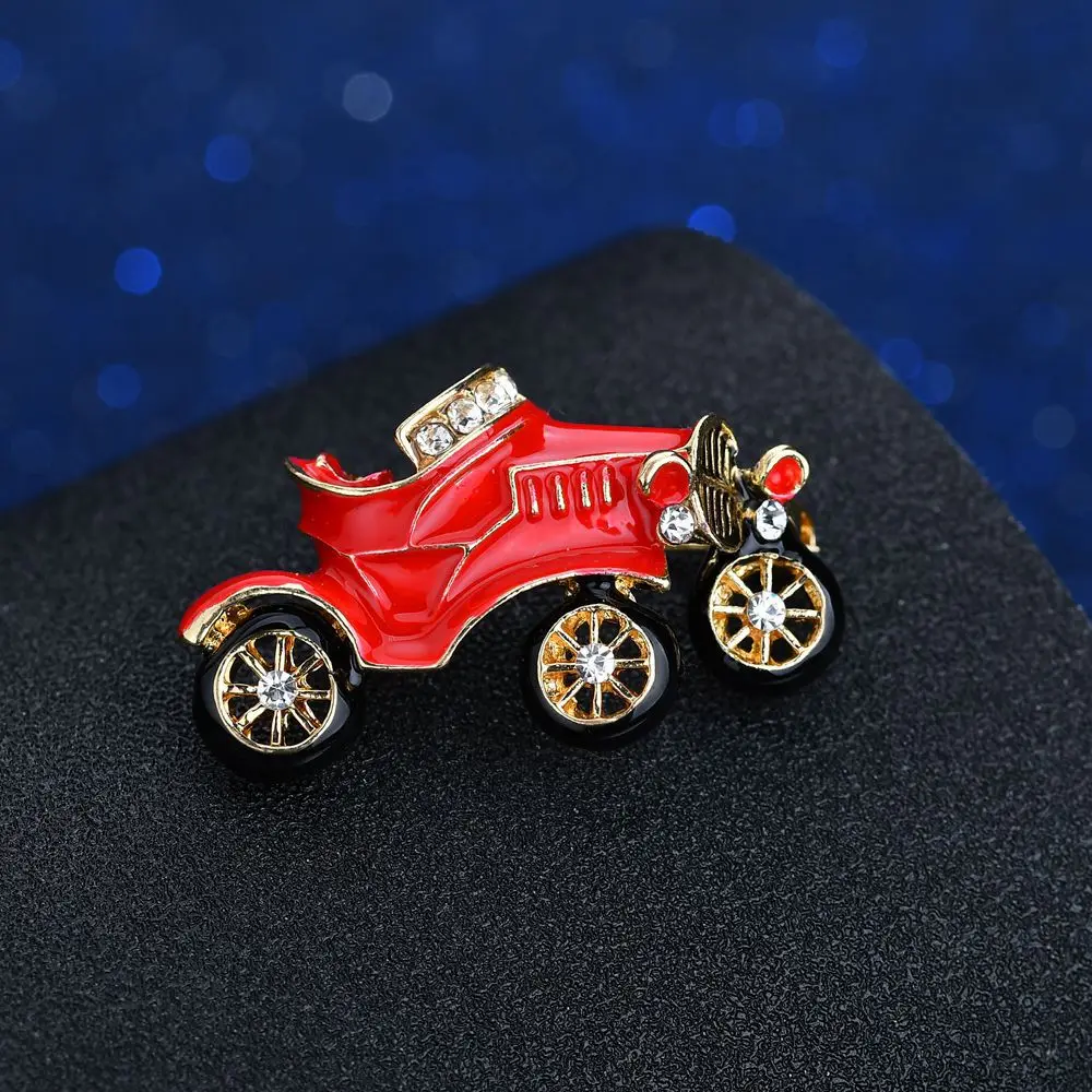 Женская Брошь-значок в стиле колледжа красная Классическая Брошь старого