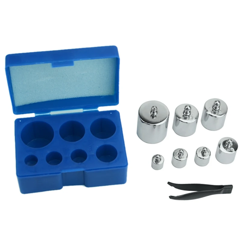 

200G 100G 50G 20G 10G Grams Calibration Weight Sets / Kits Weighting Tools For Digital Scales 7Pcs/Set