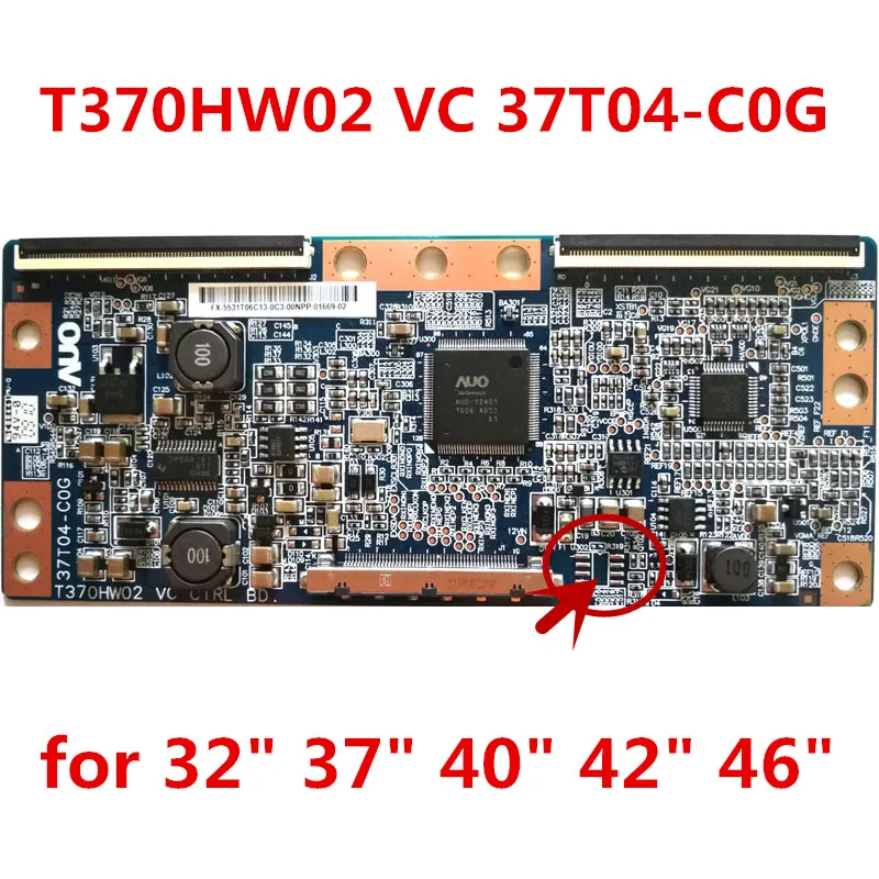 Бесплатная доставка логическая плата T370HW02 VC 37T04-C0G 37T04-COG100% Протестировано хорошо
