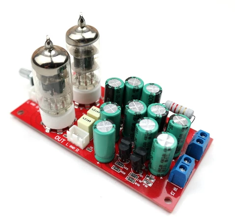 HS BOX 6J1 HiFi стерео трубка электронный клапан Предварительный усилитель