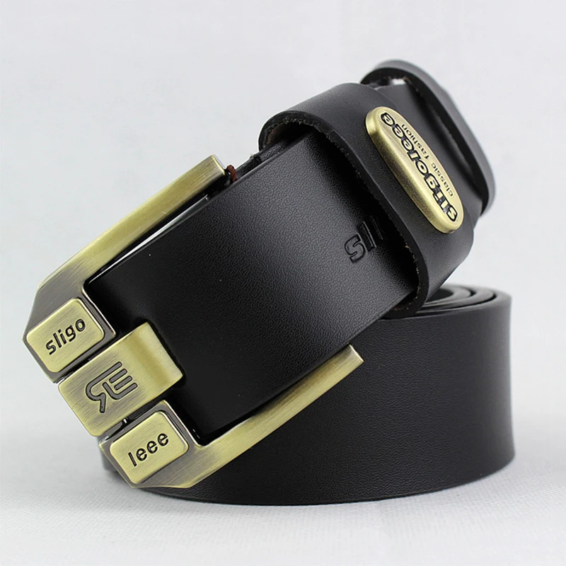 BISI GORO винтажный мужской ремень из коровьей кожи ceinture homme cuir настоящая широкая