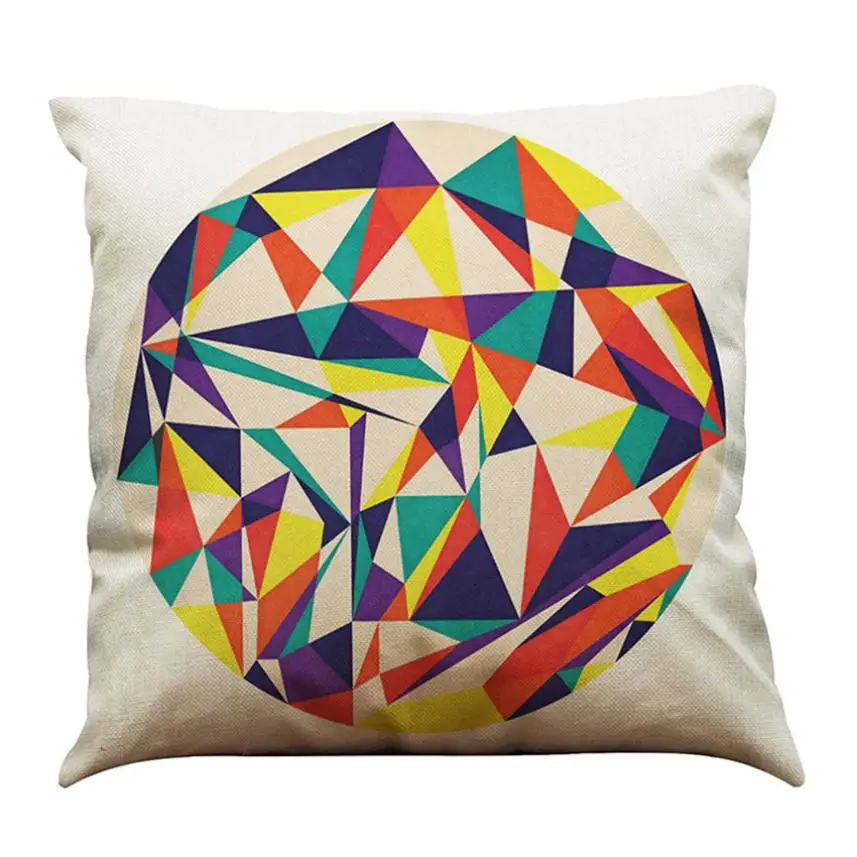 Ouneed Geometric Lattice Sofa Bed Home Decoration Festival pillow Cushion Cover | Дом и сад