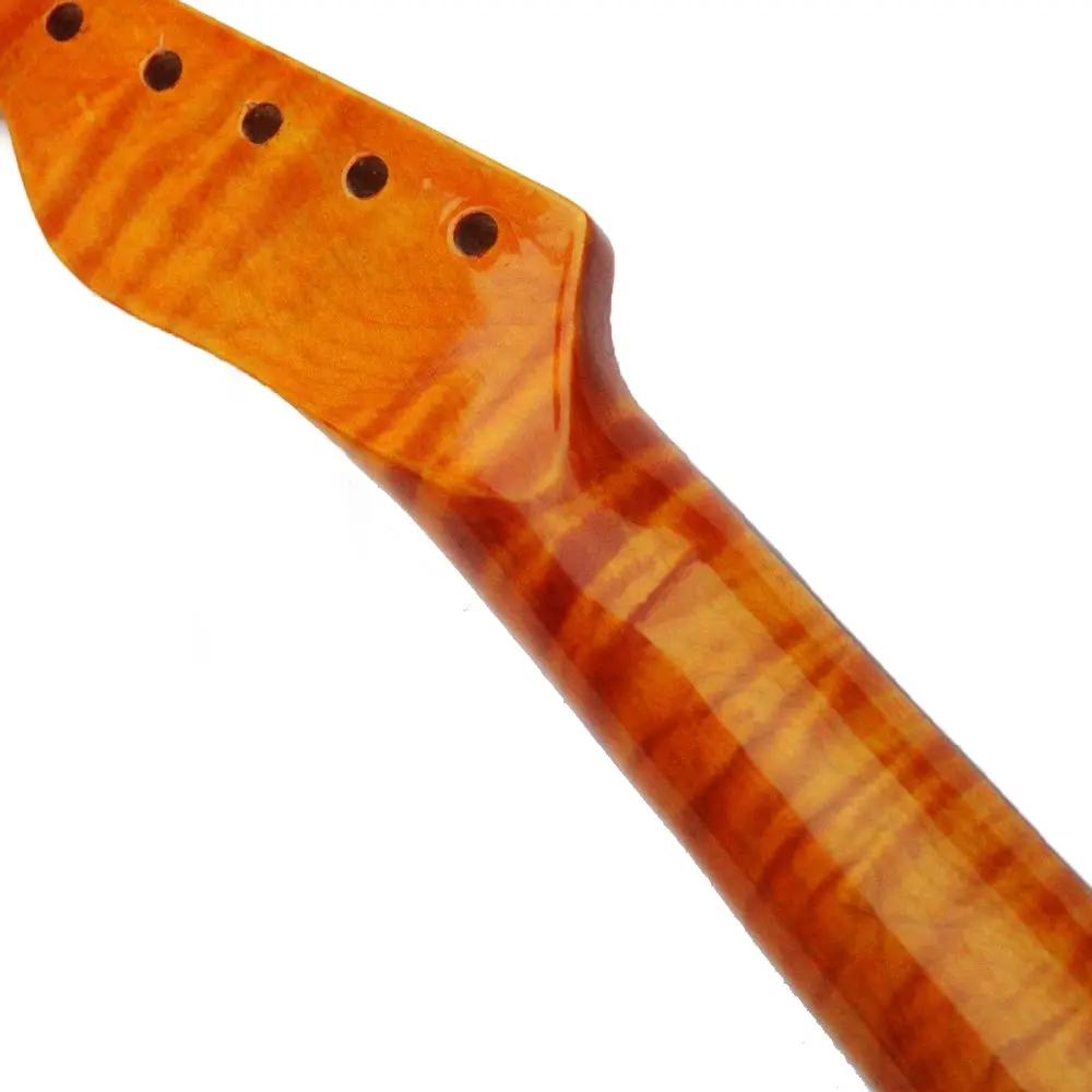 Новый бренд Электрический пламя Кленовая насадка для гитары|Детали и аксессуары