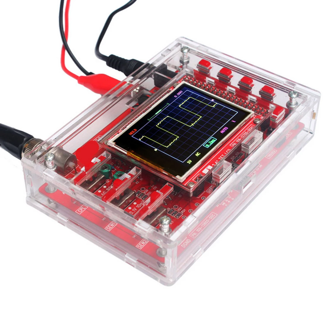 STM32 цифровой осциллограф параметры формы волны цифровой дисплей 2,4 дюймов цветной TFT дисплей экран инструментария с открытым исходным кодом