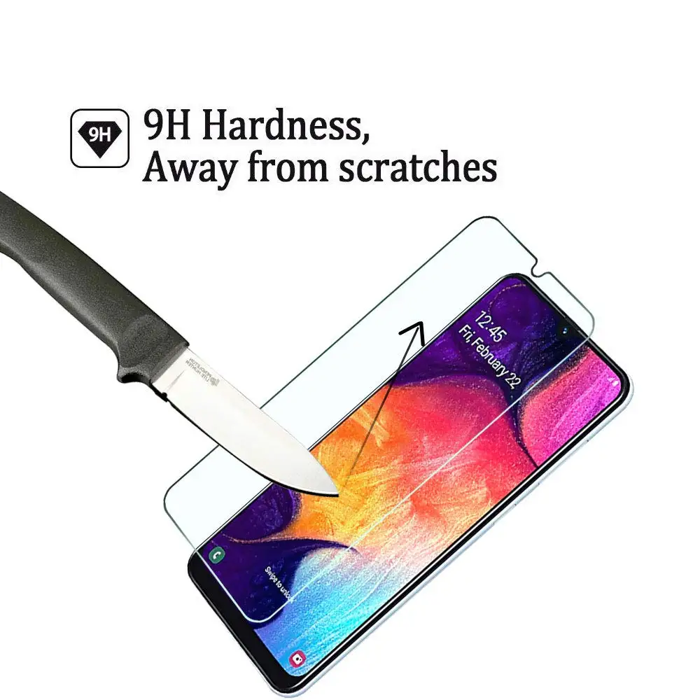 Защитное стекло закаленное 9H для Samsung Galaxy A70 A50 A40 A30 A20 A10 M30 M20 M10 2019 A6 A8 A9 2018|Защитные