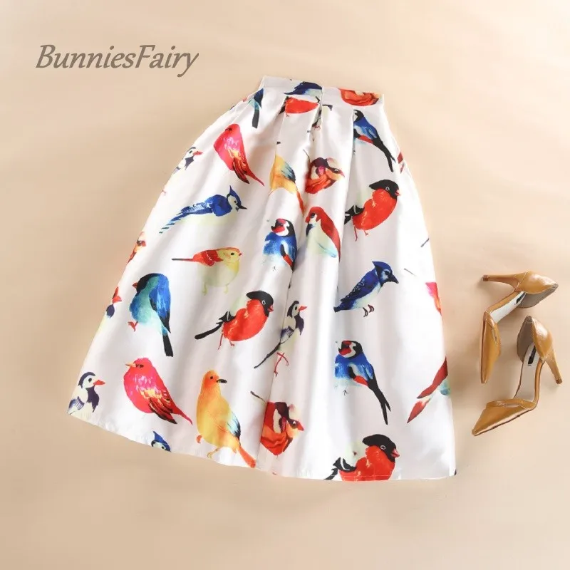 Бренд BunniesFairy 2019 новый дизайн женская маленькая юбка с животным принтом в свежем