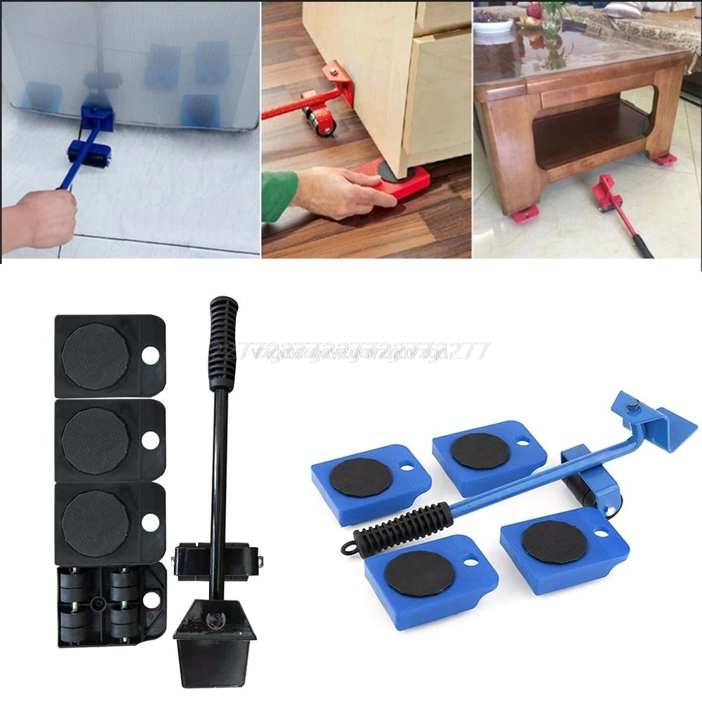 Тяжелая Мебель Mover набор инструментов Тяжелые материалы транспортный Подъемник 4