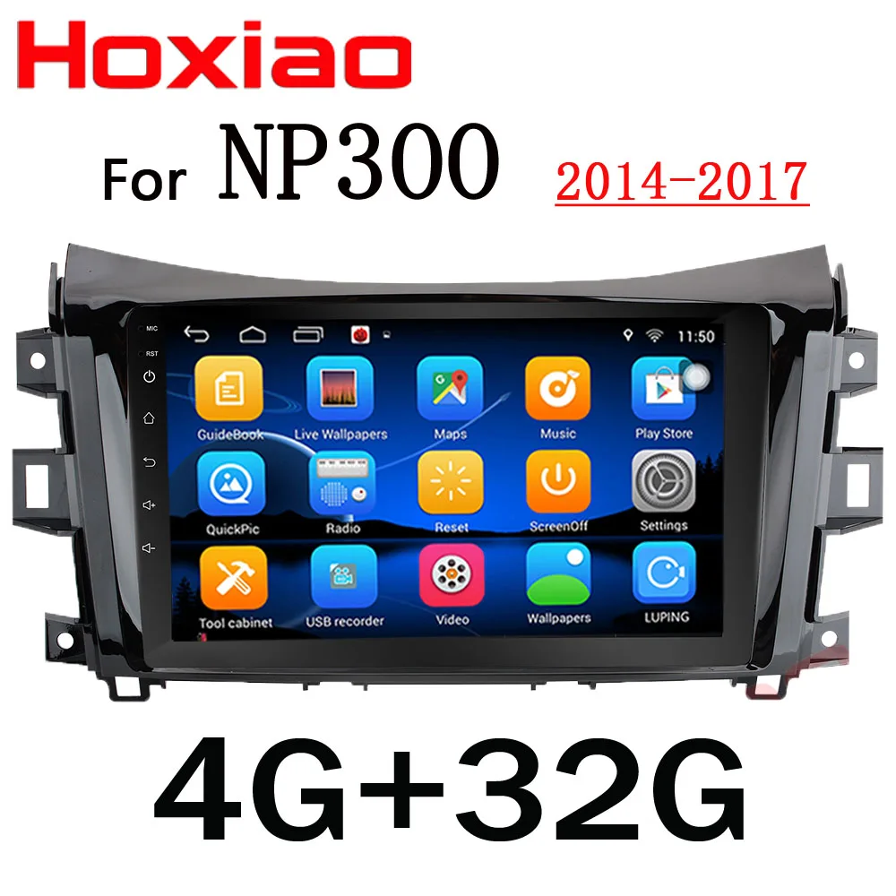 4G Для Nissan NAVARA NP300 9 дюймов 1024*600 экран Автомобильный Android радио gps стерео 2 din Автомобильный dvd-плеер BT - Цвет: 4G
