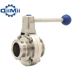 Санитарный клапан-бабочка из нержавеющей стали SS304, 1-2 дюйма, 11,251,52 дюйма