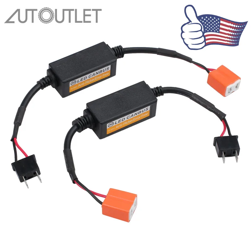AUTOUTLET (отправка от нас) Canbus безошибочный резистор H7 Автомобильный светодиодный с
