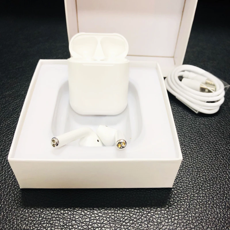 I12 TWS Наушники Беспроводные Bluetooth 5 0 наушники вкладыши сенсорное управление 3D True
