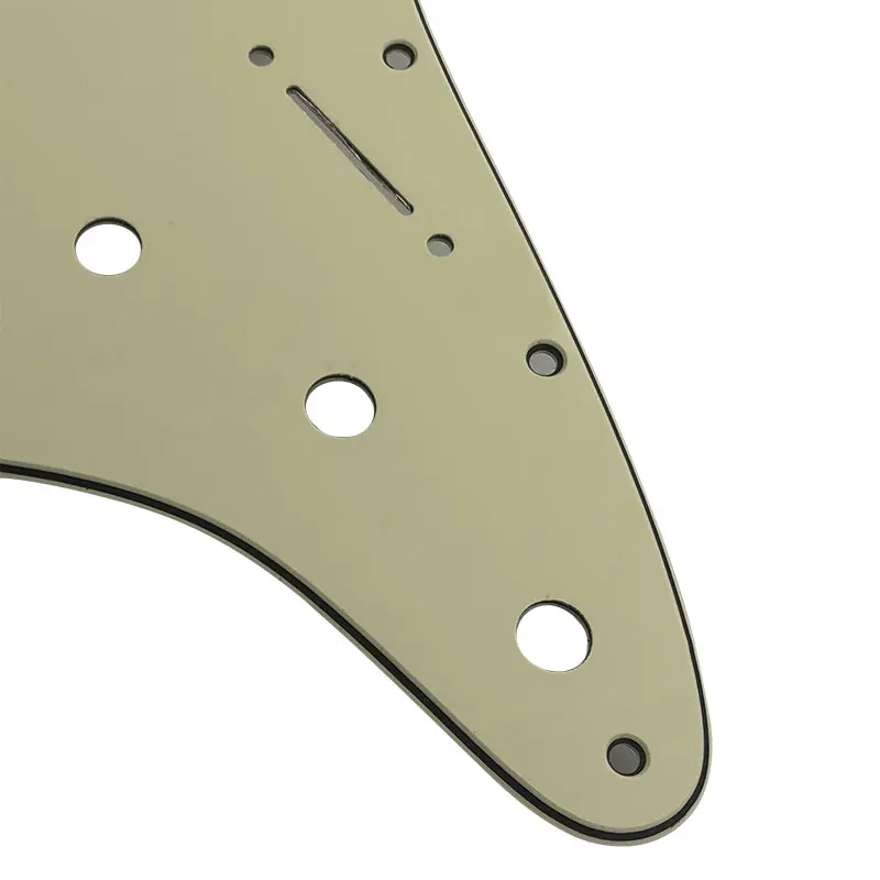 Pleroo отличное качество гитарные части 2 P90 гитара Stratocaster накладку для нас 11 винтовых отверстий Страт 2 P90 звукоснимателями