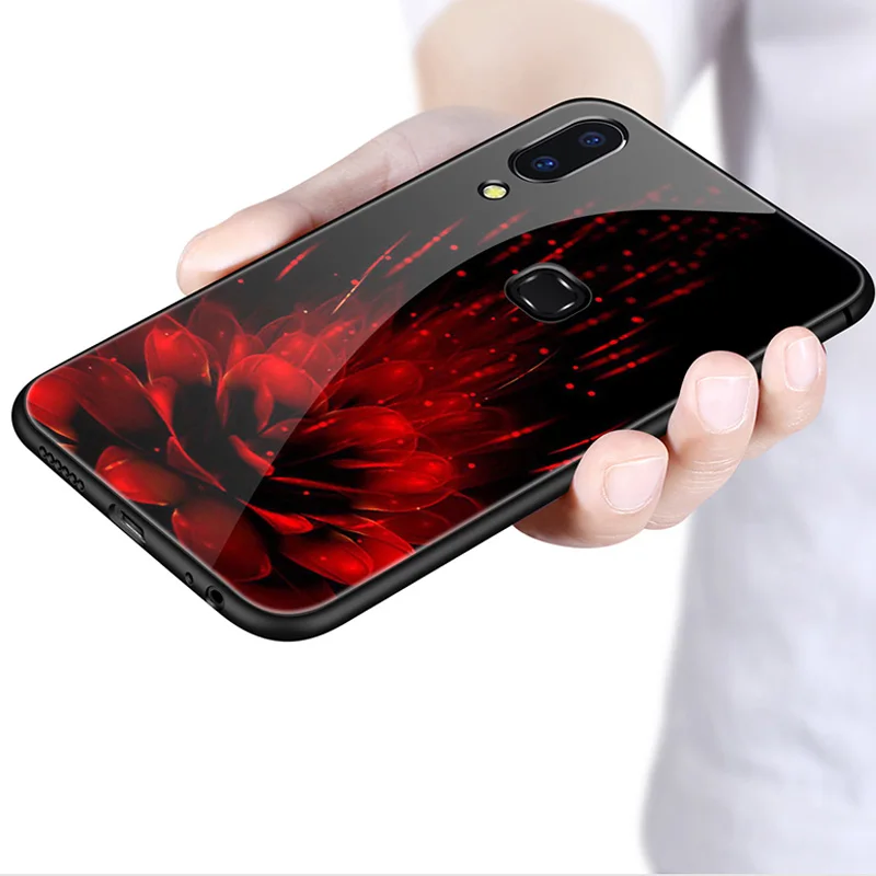 Роскошный чехол из закаленного стекла, задняя крышка для Vivo X21, экран, отпечаток пальца, TPC, мягкий чехол, закаленное стекло для Vivo X21 UD, чехол s, оболочка