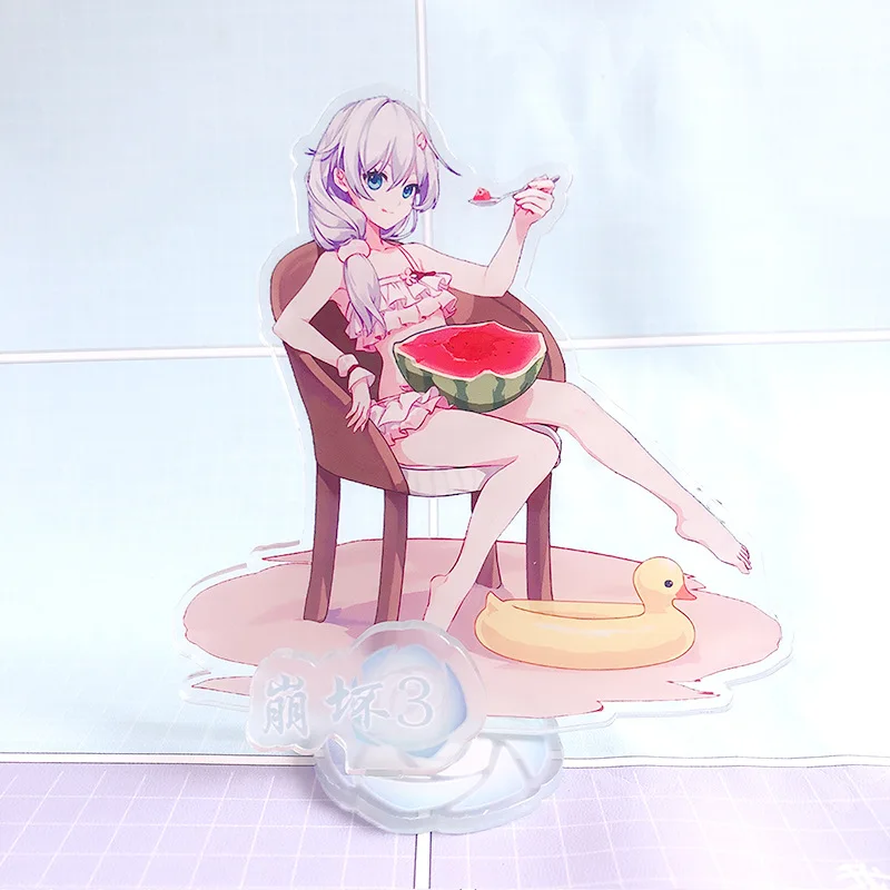 1 шт. 16 см Honkai Impact 3 киана каслана Райден акриловая стоячая пластина стенд модель