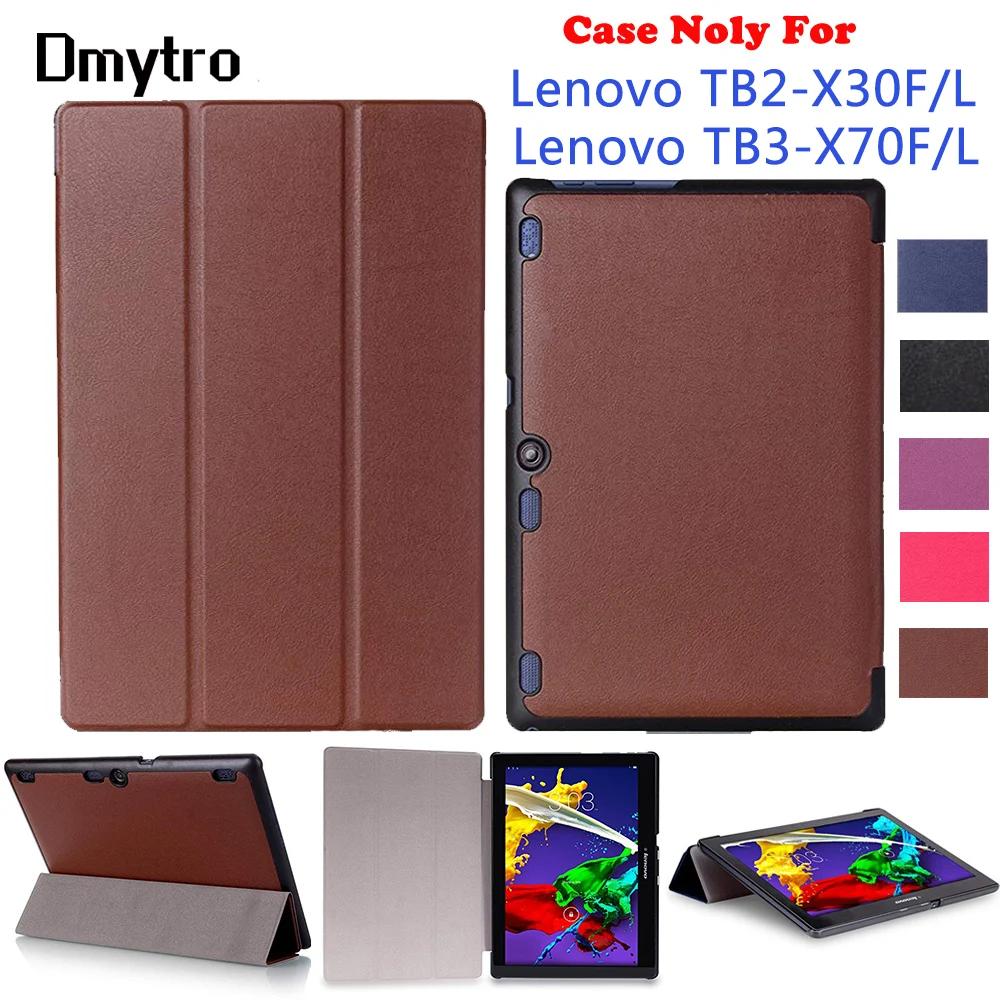 Чехол книжка из искусственной кожи для Lenovo Tab2 (модель: Φ/L/M)|Чехлы планшетов и