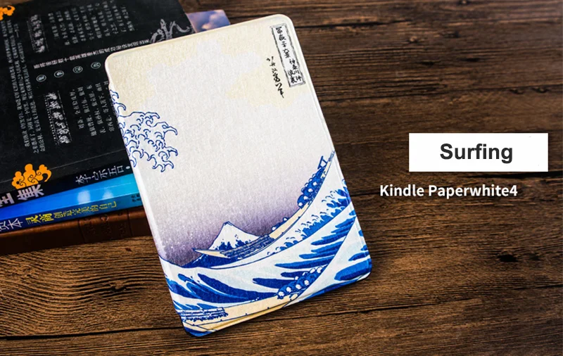 Умный чехол из искусственной кожи чехол для Amazon Kindle Paperwhite 4 читалка Магнитный Водонепроницаемый чехол Funda Kindle Paperwhite 4 выпуск