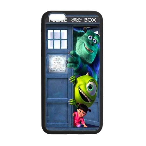 Colorful Monsters Inc Tardis Case for iPhone 6 Plus Girls |
