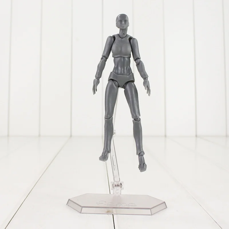 14cm Archetype Action Figure Body He She Male Female Grey Color Model Toys | Игрушки и хобби
