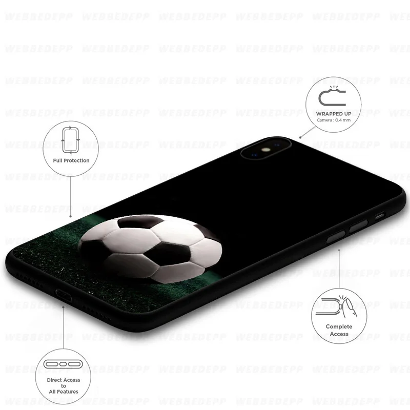 WEBBEDEPP футбольный мяч мягкий чехол для Huawei Mate Honor 20 6A 7A 7C 7X 8 9 9X 10 View Lite Pro 30 |