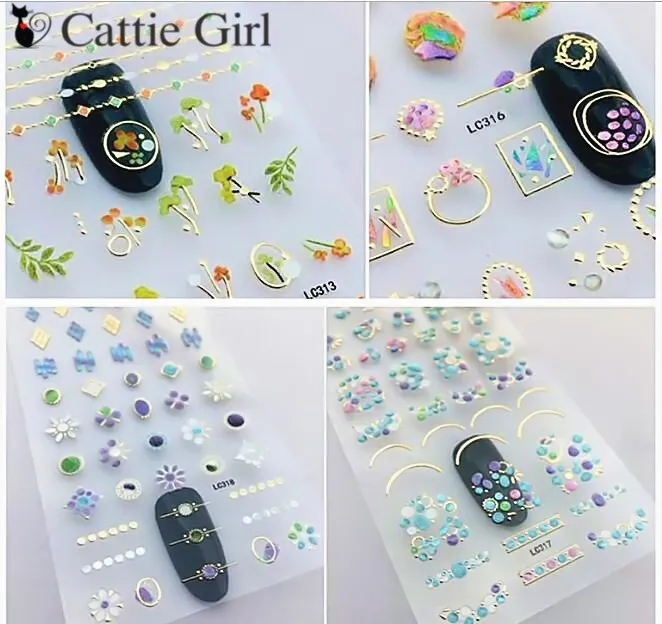 1 лист Волшебные звезды луна и Вселенная стикеры 3D на ногти Nail Art Созвездие наклейки для дизайна ногтей DIY аксессуары для ногтей
