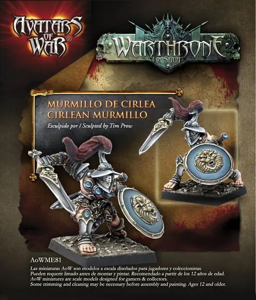 Набор моделей из смолы MURMILLO DE CIRLEA CIRLEAN MURMILLO|avatars of war|resin model kitsmodel kit |