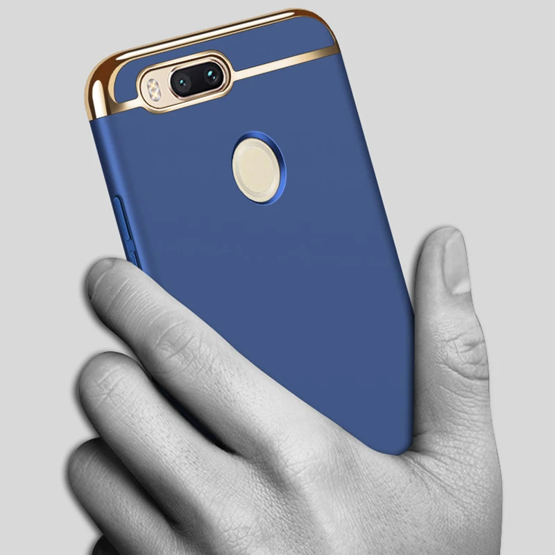 YUETUO luxury hard plastic phone back etui,coque,cover,case for xiaomi mi 5x mi5x mi a1 mia1 mi5 x 5 a 1 accessories 3 in 1
