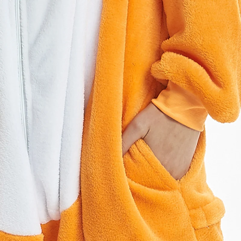 кигуруми Женские пижамные комплекты с единорогом фланелевые животные из