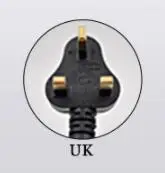 UK RUEITOP 8 слотов светодиодный индикатор умный аккумулятор зарядное устройство для Ni-MH rechargeable AA AAA аккумуляторные батареи - Цвет: UK