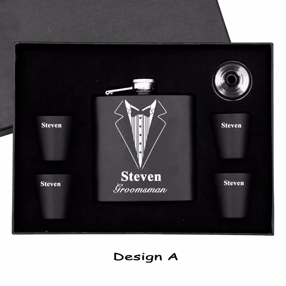 1 комплект Мужской подарочный набор персонализированная гравированная